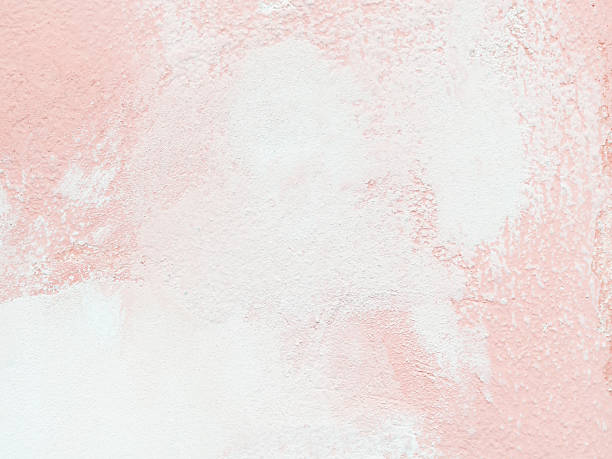 istock Abstract Painted Wall Texture in Pastel Pink and White 2233719488