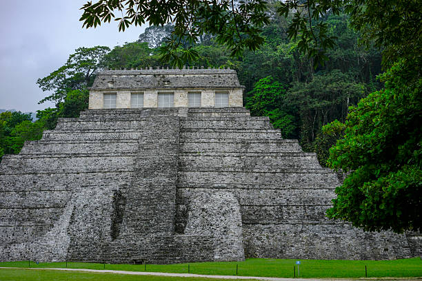 Templo de la Cruz, Cross temple in Palenque, Mexico