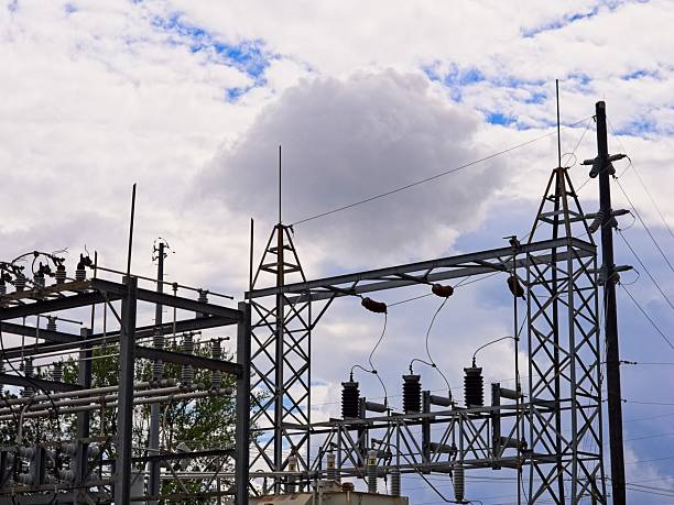istock Electric power transmission substation 2233733836