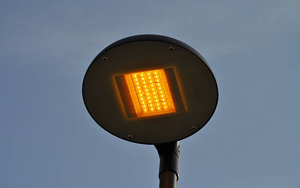istock Modern lamp to illuminate public spaces 2233746366