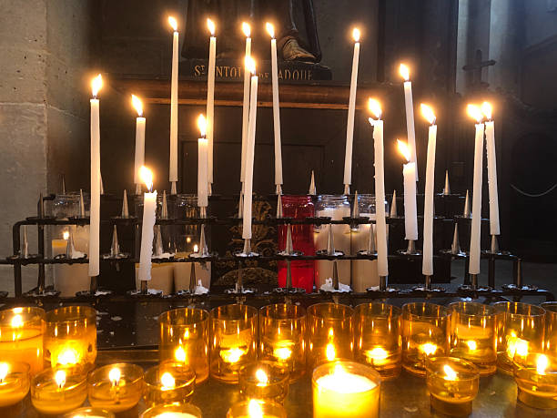 istock Paris, France: Candles in Eglise Saint-Paul-Saint-Louis (Marais) 2233747637