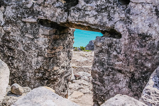 Is an ancient walled Mayan city, built facing the Caribbean Sea. Famous for its main temple, \
