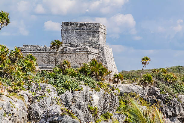 Is an ancient walled Mayan city, built facing the Caribbean Sea. Famous for its main temple, \