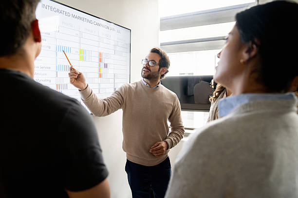 istock Businessman making a presentation at the office 2233753845