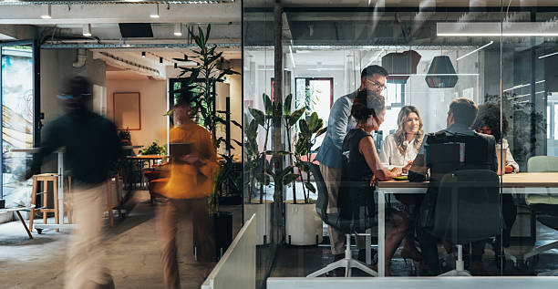 istock Business meeting in modern corporate office 2233762077