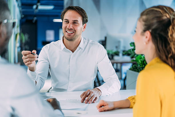 istock Business people signing a contract in the office. 2233762298
