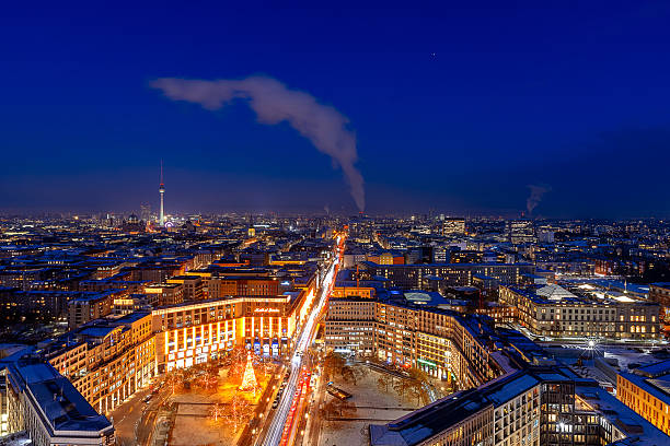 istock Berlin Skyline and TV Tower from Panoramapunkt at Night 2233762774