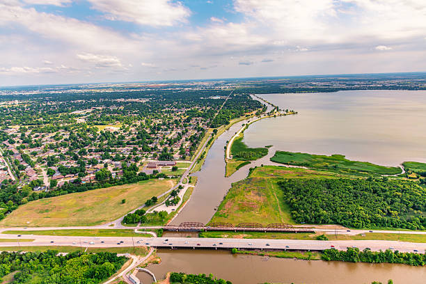 istock Lake Overholser Aerial 2233762890