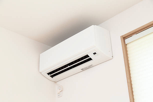 istock Air conditioners installed in newly built homes. 2233768504