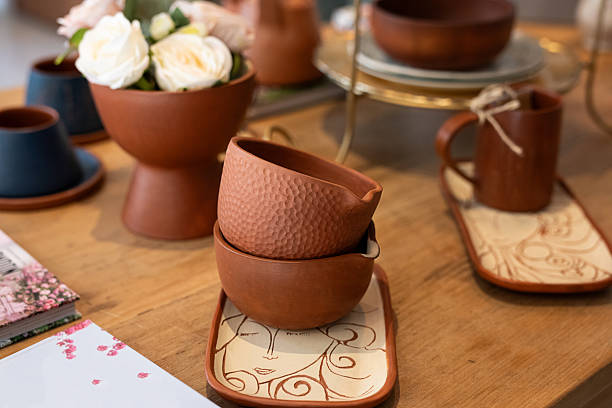 Ceramic pieces made with ancestral techniques and natural dyes - Buenos Aires - Argentina