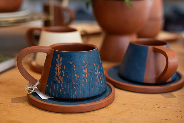 istock Ceramic pieces made with ancestral techniques and natural dyes 2233778565