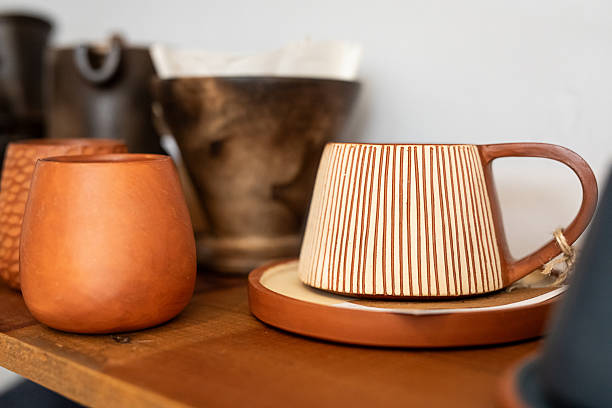 istock Ceramic pieces made with ancestral techniques and natural dyes 2233779104