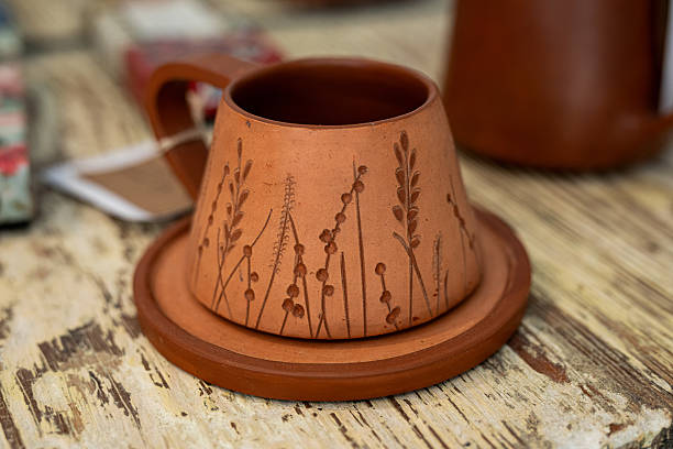 istock Ceramic pieces made with ancestral techniques and natural dyes 2233779211