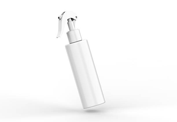 istock Plastic trigger spray bottle mockup on isolated white background, 3d illustration 2233783538