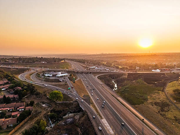istock Traffic on the Highway seen at Sunrise 2233783680