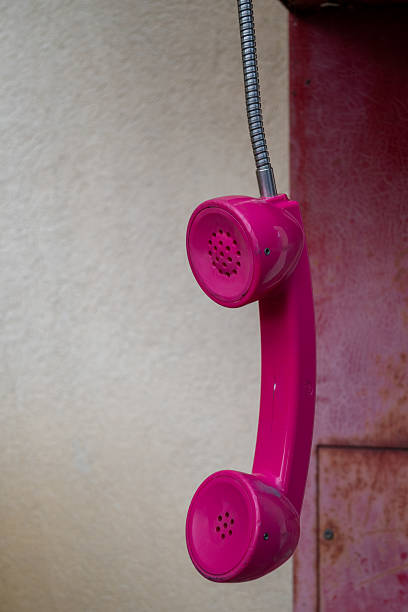 Pink Vintage Telephone Handset
