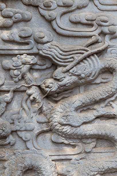 istock ancient stone carving of Forbidden City 2233793157