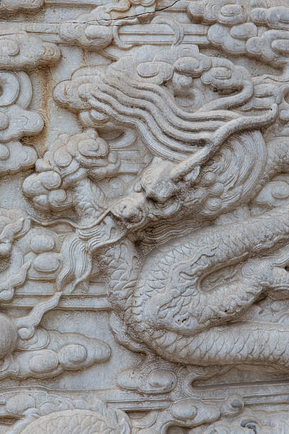 istock ancient stone carving of Forbidden City 2233793159