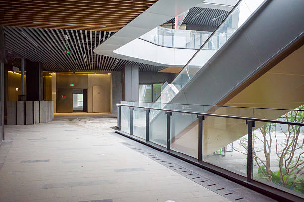 istock Modern office building facade and corridor 2233798293