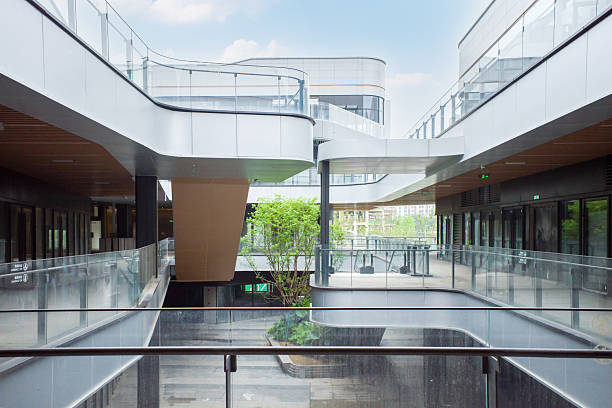 istock Modern office building facade and corridor 2233798298