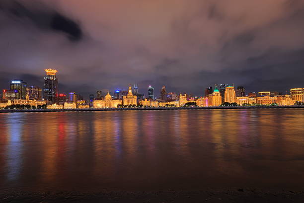 Waterfront colonial style buildings Located in The Bund (Waitan) Shanghai, China.