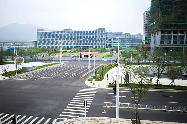 istock Urban roads and buildings 2233799753