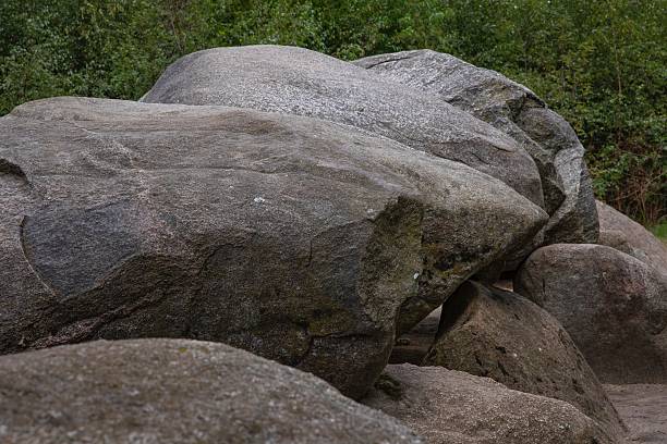 Pre historic dolmen in Drenthe Netherlands. Piled rocks. Grave from the Beaker culture