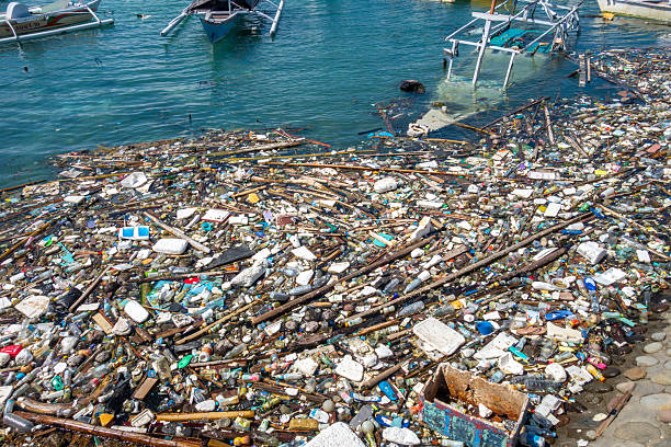 istock Floating waste pollution in Bira harbor, Sulawesi, Indonesia 2233804868