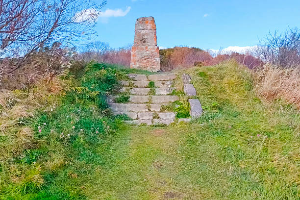 istock Concrete staircase leading up the hill to memorial 2233811027