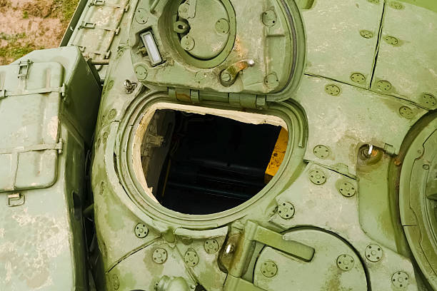 istock Hatch on turret of T-72 tank. 2233811888