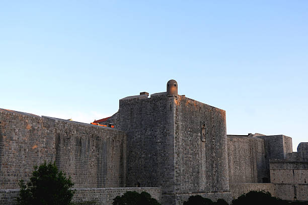 Minčeta Tower at Dubrovnik in Dubrovnik-Neretva County at Dalmatia, Croatia