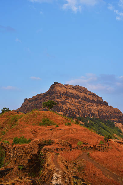 View of Rajgad Fort Hilltop