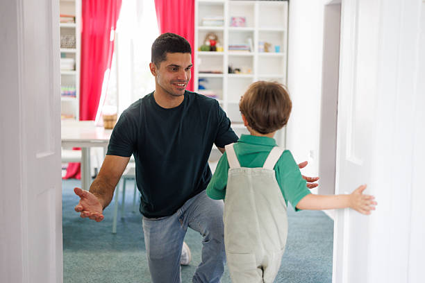 istock Child backup care with kind and friendly greeting 2233829439