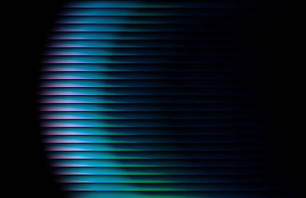 Futuristic gradient pattern with horizontall glowing lines blending smooth and radiant colors, perfect for creative tech design.