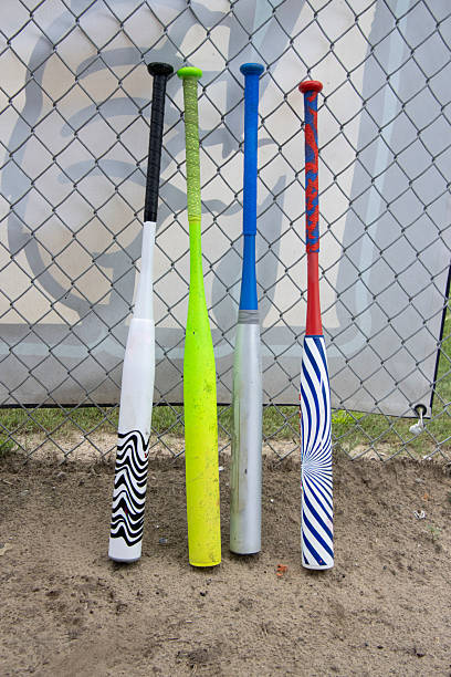 istock Colorfull Set of Softball Bats 2233848923