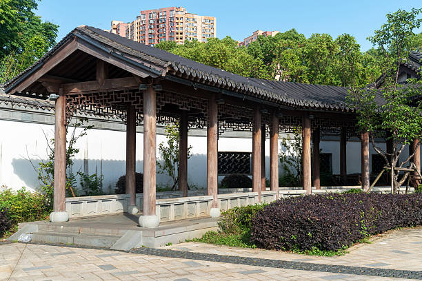 istock Corridor of classical architecture in China 2233850836
