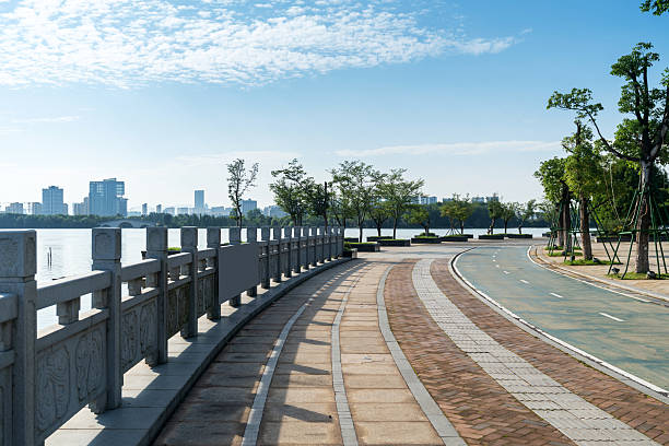 istock walkway in the modern city 2233851034