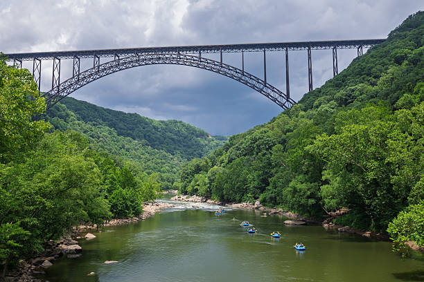 istock New River Gorge Bridge, West Virginia and Rafters 2233862021