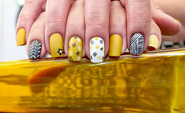 istock Fall Inspired Floral Nail Art Designs 2233864034