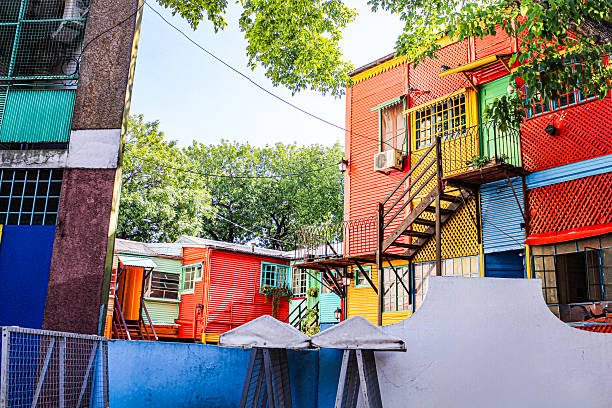 Image of the beautiful area of Caminito in Buenos Aires