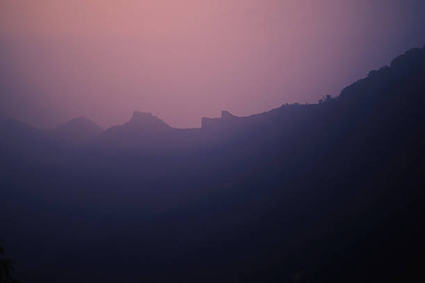 istock Western Ghat Mountain Range Silhouetted at Dusk 2233864649
