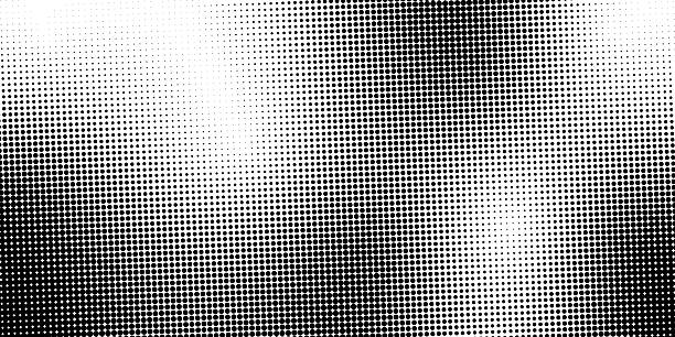 istock Black and White Halftone Dots Background. ​Abstract Monochrome Grunge Texture. Comic Book Pop Art Style Graphic 2233866896