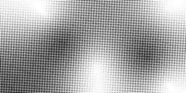 istock Black and White Halftone Dots Background. ​Abstract Monochrome Grunge Texture. Comic Book Pop Art Style Graphic 2233867114