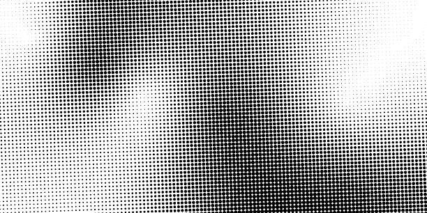 istock Black and White Halftone Dots Background. ​Abstract Monochrome Grunge Texture. Comic Book Pop Art Style Graphic 2233867197