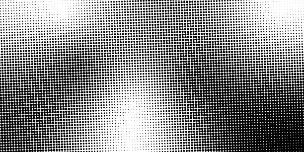istock Black and White Halftone Dots Background. ​Abstract Monochrome Grunge Texture. Comic Book Pop Art Style Graphic 2233867198