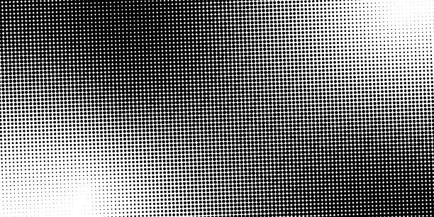 istock Black and White Halftone Dots Background. ​Abstract Monochrome Grunge Texture. Comic Book Pop Art Style Graphic 2233867245