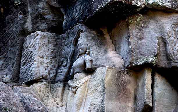 istock female character hidden among the stones 2233874941