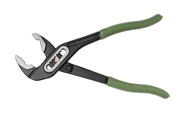 istock Adjustable Green-Handled Groove Joint Pliers on White Background for Tool and Repair Projects 2233878512