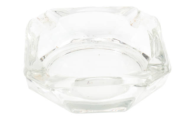 istock Glass Ashtray on White Background 2233890667
