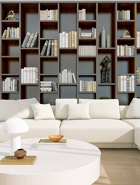 istock Large luxury modern bright interiors Living room mockup illustration 3D rendering image 2233897593